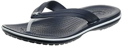 Crocs Unisex Crocband Flip Flip Flops, Blue, m10/w11