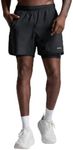 2XU Mens Aero Mesh 2-in-1 5 Inch Short - Black/Silver Reflective - Double Extra Large