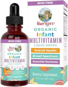 MaryRuth Organics Multivitamin & Multimineral for Infants | USDA Organic | Sugar Free | Liquid Vitamins for Babies 6-12 Months | Immune Support & Overall Wellness | Vegan | Non-GMO | 2 Fl Oz