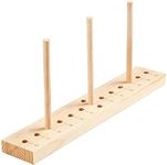 Bow Maker for Ribbon, Wooden Wreath Bow Maker Tool, Pro Bow The Hand 3-in-1 Multipurpose Bow Making Tool, Durable Wooden Wreath Bowing Making Tool for Creating Gift Bows, Ribbon