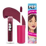 SUGAR POP Matte Lipcolour - 02 Mauve (Dark Mauve) – 1.6 ml - Lasts Up to 8 hours l Mauve Lipstick for Women l Non-Drying, Smudge Proof, Long Lasting