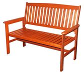 Kingfisher 2-Seater Hardwood Garden Patio Bench