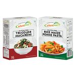 wheafree Gluten Free Tri-Color Macaroni (300G) & Rice Maize Penne Pasta (250G) Combo Pack | No Maida | No Trans Fat | Lactose Free | Vegetarian | Quick And Easy To Cook | Easy To Digest, 300 grams