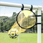 Youngwier Football Goal, Net, Soccer Top Bins Target Goal Target, Field Nets Training For Quarterbacks Practice, Finishing Drill 45x60cm Yellow