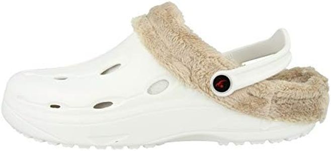 chung shi Unisex Adult's Dux Winter Clogs, White, 3XL