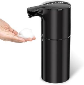 YIKHOM Automatic Foaming Soap Dispenser with Auto Clean, 15.37 oz/450mL Touchless Soap Dispenser, 8 Adjustable Volume Control, 2000mAh Battery USB/C-C Rechargeable, Hands Free Foam Soap Dispenser