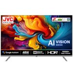 JVC 80 cm (32 inches) AI Vision Series QLED Android TV LT-32NQ3165C (Titanium Grey)