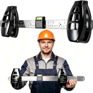 Level Ruler Picture Hanging Tool with 50 Nails – Straight Alignment Frames | Precision Wall Mount Guide for Frames & Artwork, Easy Alignment Hanging Tool with Built-In Level for Home Decor Installation