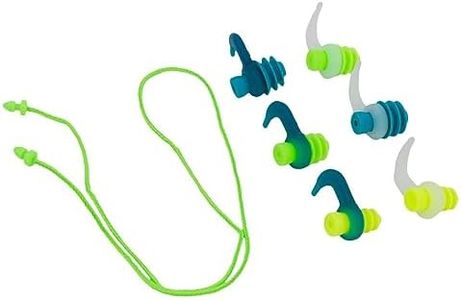 Decathlon Nabaiji Silicone Swim Ear Plugs Unique Size Fluo Green