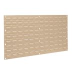 Akro-Mils 30636 36-Inch W x 19-Inch H Powder Coated Steel Louvered Steel Panel for mounting Akro Bins, Beige, Case of 4