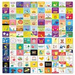 SYCARON 120 Pcs Lunch Box Notes for Kids, Back to School Joke Cards Cute Fun Motivational and Encouragement Note Cards Joke Cards for Kindergarten Kids Lunch for Girls, Boys