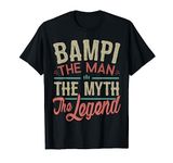 Bampi T Shirt Birthday Gifts from Grandkids Bampi The Legend T-Shirt