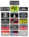 Bundle 16 PCS Funny Patches, Tactical Morale Fun Biker Sayings Emblem Patch Embroidery Hook and Loop Applique Patches for Clothes Jackets Backpack Hat Vest Uniforms Armband or Dogs Harness