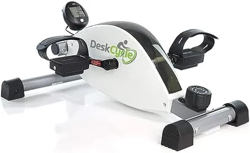 DeskCycle Under Desk Bike Pedal Exerciser - Stationary Bikes for Home & Office - Standard and Adjustable Height Versions