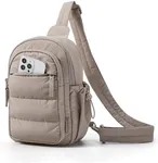 BAGSMART Puffer Sling Bag for Women