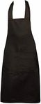 Clay Roberts Chefs Apron, Black, Cooking and Baking Apron for Men and Women, Double Pockets, Kitchen Aprons, Butchers Apron, BBQ & Catering Bibs, Apron, Kitchen Apron, Cooking Apron, Tabards