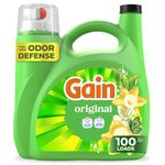 Gain Aroma Boost Liquid Laundry Detergent, Original Scent, HE Compatible, 100 Loads, 4.55L
