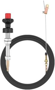 JUWEVAZU VCGTX06 6FT Heavy Duty Vernier Adjustable Lock Cable Fit for Household, Industrial and Commercial PTO and Dump Applications, with Detachable Cable Head