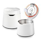 Carepod One 31S Stainless Steel Ultrasonic Cool Mist Humidifier Whisper-Quiet Easy Clean for Large Room 1gal (4liter), Only 3 Washable Parts, Auto Shut-off, Reusable Filter Aroma Diffuser