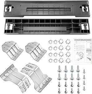 UPGRADED SKK-8K & SKK-7A Stacking Kit Fit for Samsung Washer & Dryer 27 Inch Front Load Laundry by Techecook - Samsung Stackable Washer Dryer Kit Including All Parts - Replace for SK-5A SK-5AXAA