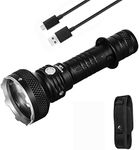 ACEBEAM L35 5000 Lumen LED Tactical Flashlight High Capacity USB-C Rechargeable 21700 Battery for Tactical, Hunting, Duty,Search and Outdoor Use