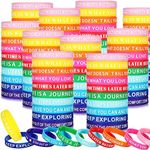 200 Pcs Motivational Quote Rubber W