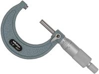 Mitutoyo 103-178 Outside Micrometer, Baked-enamel Finish, Ratchet Stop, 1-2" Range, 0.001" Graduation, +/-0.0001" Accuracy