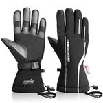 Ski Gloves For Men With Wrist Strap