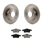 Transit Auto - Rear Disc Brake Rotors And Semi-Metallic Pads Kit For Mazda 3 Sport K8S-101809