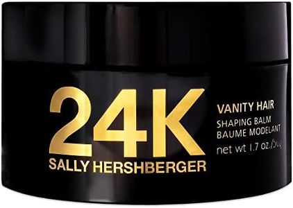 SALLY HERSHBERGER 24K Vanity Hair Shaping Balm - Smoothing, Buildup-Free Texturizing Balm For Sleek Shine - Infused With Soy Protein For A Soft and Flexible Hold - Paraben and Sulfate Free - 1.7 oz