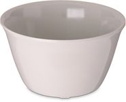 Carlisle FoodService Products Dallas Ware Plastic Bouillon Cup, Cup Bowl for Restaurants, Hospitals, 8 Ounces, Bone