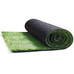 CARPET PLANET Artificial Grass Yoga mat Size-6.5x2ft for Meditation -Green