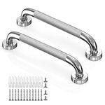 2 Pack 16 Inch Grab Bars for Elderly for Wall, Anti-Slip Handicapped Grab Bars, Stainless Steel Bathroom Grab Bar