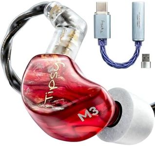 Tipsy M3 IEM + USB‑C Dual‑DAC Adapter Bundle — Plug‑and‑Play Hi‑Fi, 1DD+2BA Clarity + Powerful Bass
