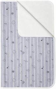 YIVEKO Baby Waterproof Bed Pad Washable Mattress Pad Reusable Underpads Bed Wetting Incontinence Cover for Baby Toddler Children and Adults-Gray Sky