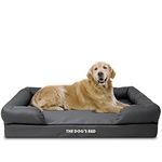 The Dog’s Bed, Premium Orthopaedic Memory Foam Waterproof Dog Bed, XL, Eases Pet Arthritis & Hip Dysplasia Pain, Therapeutic & Supportive Dog Bed, Washable Quality Oxford Fabric Cover