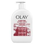 Olay Niacinamide + Peptide 24 Face Wash, Clarifying, Sulfate-Free, 473 mL