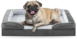 FURTIME Orthopedic Dog Beds for Small Dogs - Waterproof Small Dog Bed, Ultra Comfy Supportive Foam Pet Couch with Removable Washable Cover, Egg Foam Dog & Cat Beds with Nonskid Bottom