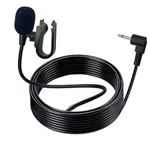 SPTSSWET 2.5mm Microphone for Pioneer DMH/AVH/MVH Radio Car Mic DVD Navigation Bluetooth Radio Stereo Player Head Unit Vehicle Mic with 3m Cable Portable External Microphone,Plug and Play