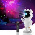 varkda Astronaut Galaxy Projector Starry Sky Night Light, Astronaut Star Projector with Timer and Remote Control, Nebula, Starry Lamp for Bedroom and Ceiling Projector