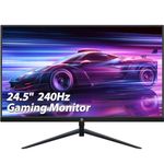 Z-Edge 25 Inch (24.5 Inch) Gaming Monitor 240Hz 1ms MPRT Full HD VA Panel, Ultra-Thin Bezel, FreeSync, HDMI2.0 & DisplayPort1.4, VESA Mountable, Black