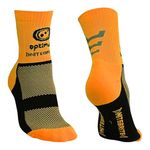 Optimum Hi-Viz Nitebrite Winter Cycling Socks - Moisture-wicking, Breathable & Cushioned - Compression Support & Vibrant Colors for High Visibility - Lightweight and Quick Dry Design - Stylish