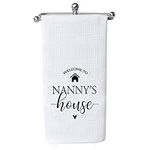 Nanny Tea Towel Mothers Day Tea Towel Nanny Nan Gift Grandma Gift Nanny Housewarming Gift (Nannys House Towel CA)