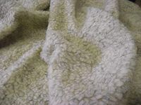 CRS VENDOR LTD. Faux Fur Sherpa Fleece Sheepskin Fabric Material - Cashmere Cream