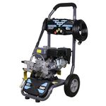 SwitZer 7HP Petrol Pressure Washer 2200PSI High Pressure Jet Washer 210cc Engine Powered Power Washer with 10m Hose, 5 Quick Nozzles, Portable Trolley Cleaner for Driveway Patio Car Outdoor Use, PPW04