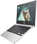 ASUS Chromebook CX1, 11.6" HD NanoEdge Display, Intel Celeron N3350 Processor, 32GB eMMC, 4GB RAM, Chrome OS, Transparent Silver, CX1100CNA-AS42