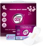 Hypoallergenic Heavy Flow Pads with FAR-IR Anion Strip, Super Absorbent, Breathable, Vegan and Eco-Certified, Ultra Thin with Wings, Count 72 (Heavy)