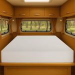 Foamma 5” x 48" x 75", Firm, Mattress Replacement for RV Bunk, Camper, Truck & Travel Trailer, Back Support, CertiPUR-US Certified, Made in USA, Cover Not Included.