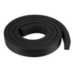 uxcell Solid Rectangle Rubber Seal Strip 20mm Wide 10mm Thick, 1 Meter Long Black