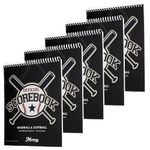 Murray Sporting Goods Baseball & Softball Scorebook - 35 Games Score Book - Score Keeping Book for Stats - Adult, Youth, Little League Baseball Scorebook for Scorekeepers - (5-Pack)